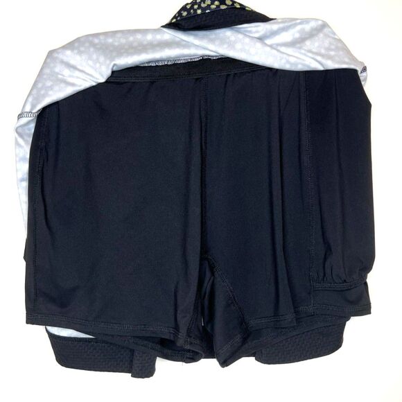 GrandSlam Flowy Skort Black w/Daisy Print Medium - Picture 3 of 4